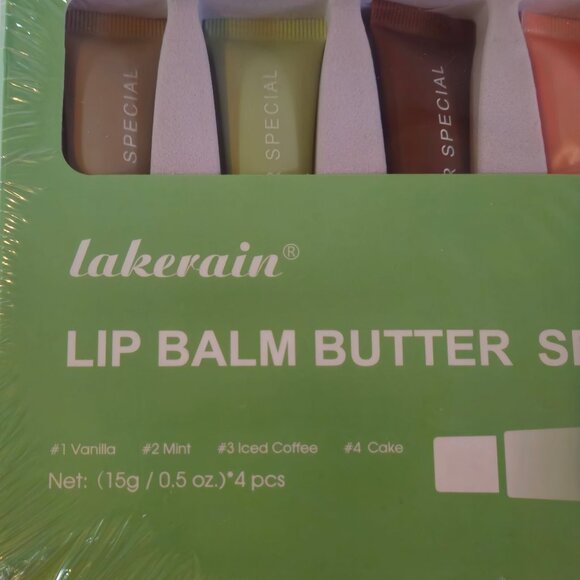 Lakerain Lip Balm Butter Set Of  Four Lip Balms - Picture 2 of 3